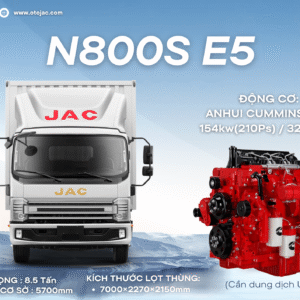 JAC N800 Plus Euro5 8 TẤN